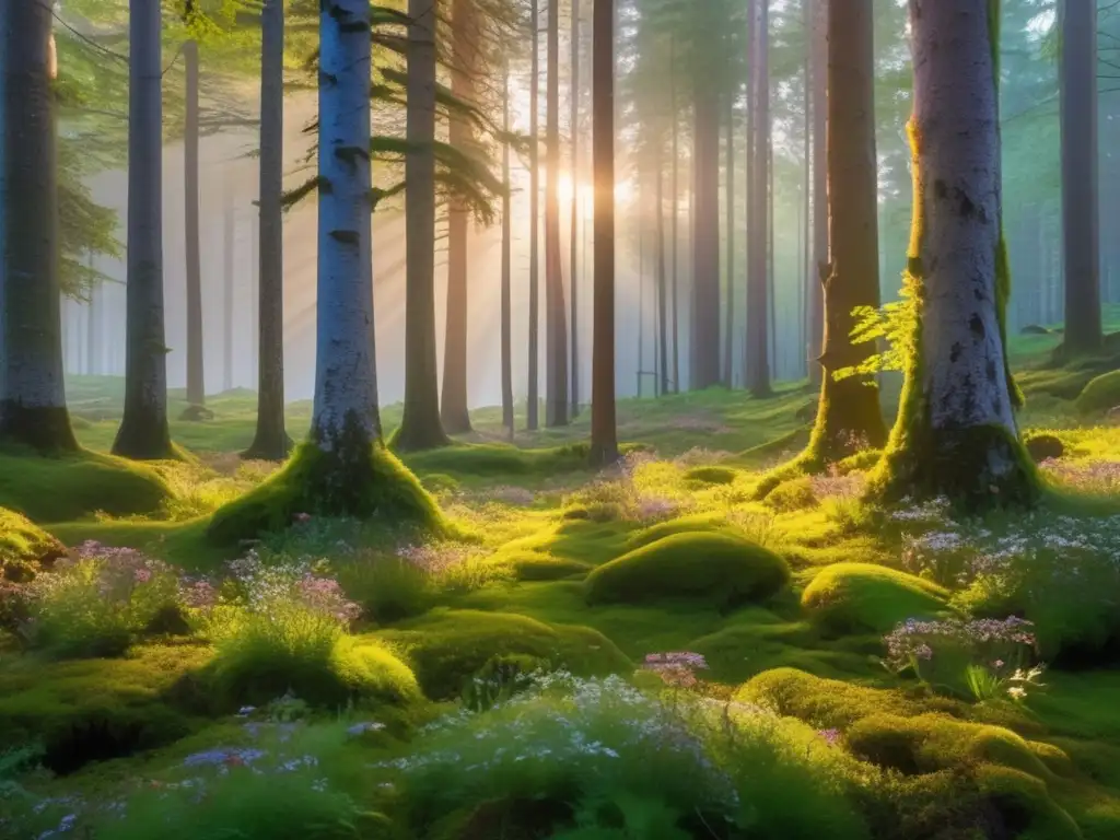 Búho real: presas inusuales de los búhos en bosque al atardecer