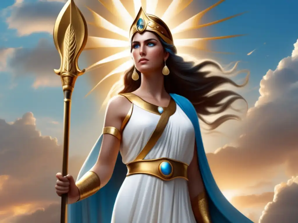 Imagen de la diosa Athena con el búho: significado y simbolismo