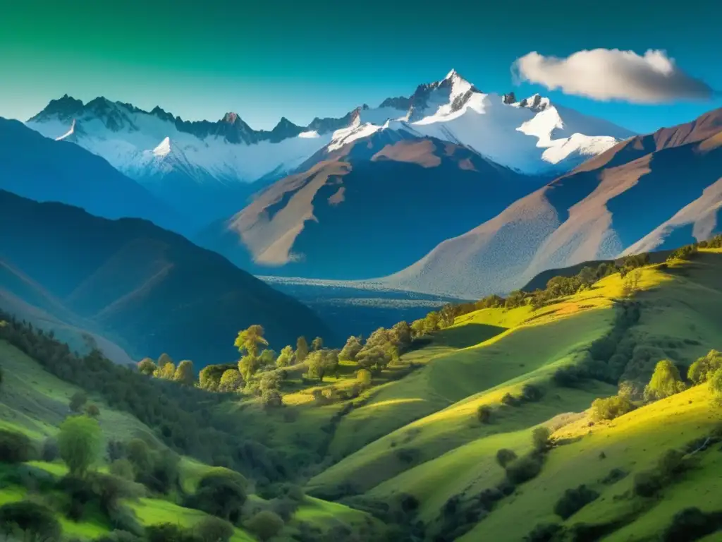 Cordillera de los Andes: Búhos y aves migratorias en paisaje impresionante